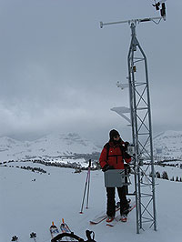 滑雪爱好者的安全U30气象站